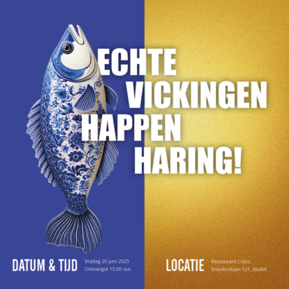 VICK de Kempen nodigt OVBRM-leden uit voor de VICK Haringparty: